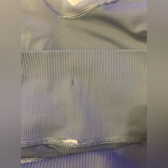 Dark gray Lululemon leggings with cinched leg, size 4 - Picture 4 of 10